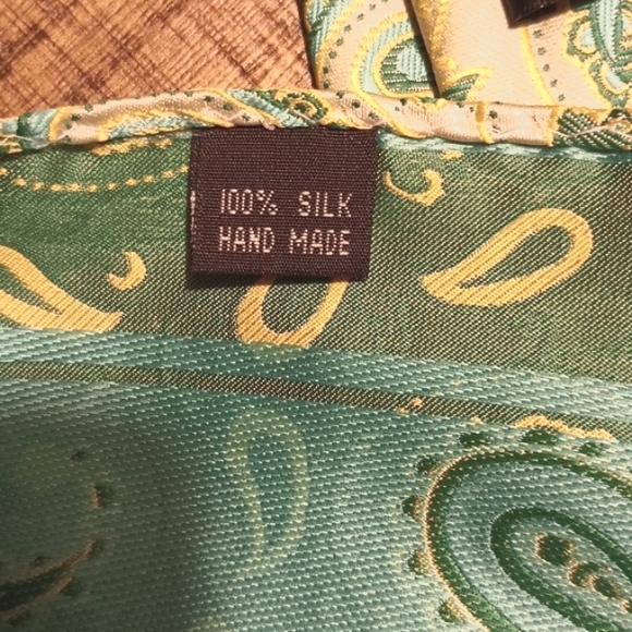 SetSense Paisley Silk Tie Set NWOT - Picture 5 of 5